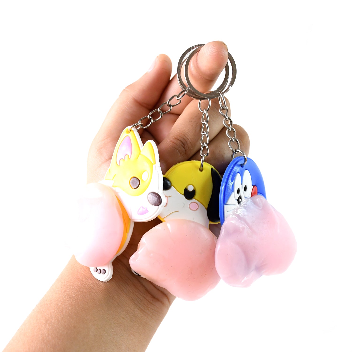 04_2db89b05-1239-4520-93b0-cdce56342684.jpg Fun & Colorful Key Ring Accessories ?Mix Design Keychains (Durable) for Gifts - Image 1