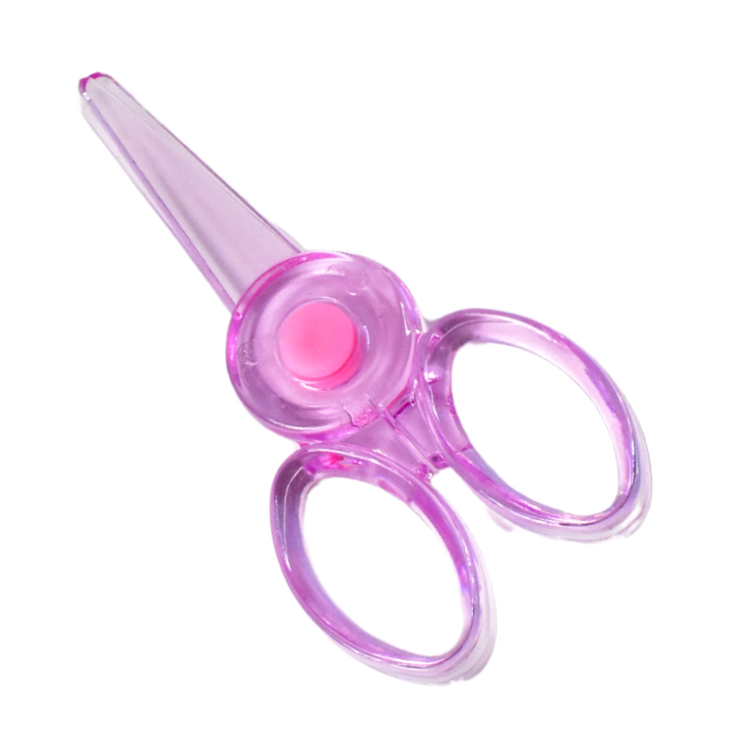 05_21ef549f-5b05-4889-8c3b-5b1ccb222cd2.jpg Single Child-Safe Plastic Scissor ?Safety Crafting Tool for Kids (Random Color) - Image 1