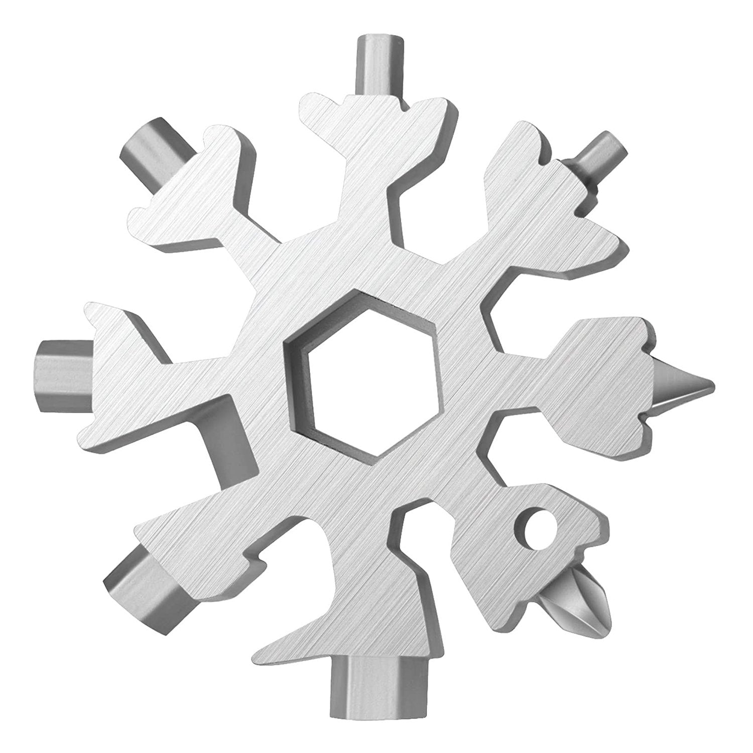 6_410ea6f9-e91e-4e71-a813-c011682118fe.jpg Durable & Portable 18 in 1 Snowflake Multi-Tool, Snowflake Bottle Opener Flat Phillips Screwdriver Kit Wrench - Image 1