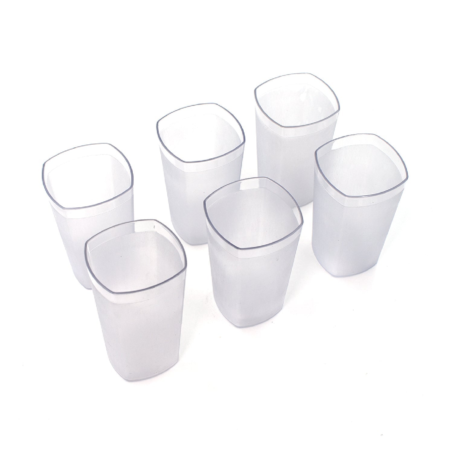 7image_2a1bcac4-ec43-4311-a595-d1f03abcf38f.jpg 350 ml Decent Glasses ? Set of 6 | Durable, Stylish Tumblers for Water, Juice, Beverages - Image 1